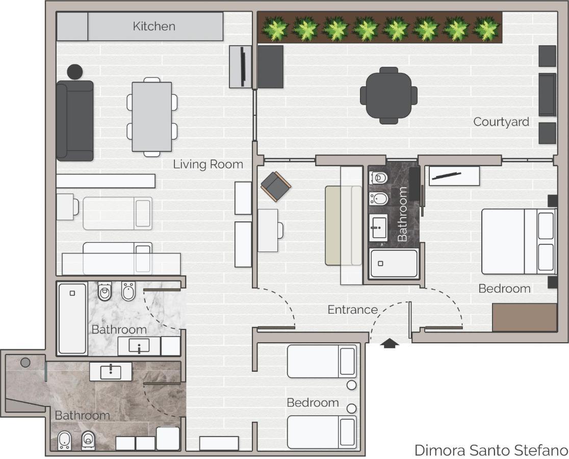 Dimora Santo Stefano: Ampia, Con Giardino Privato Appartement Bologna Buitenkant foto